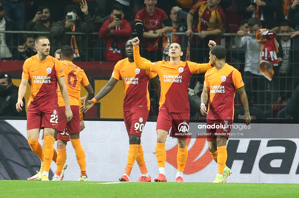 Galatasaray Vs Olympique De Marseille Uefa Europa League Anadolu Images