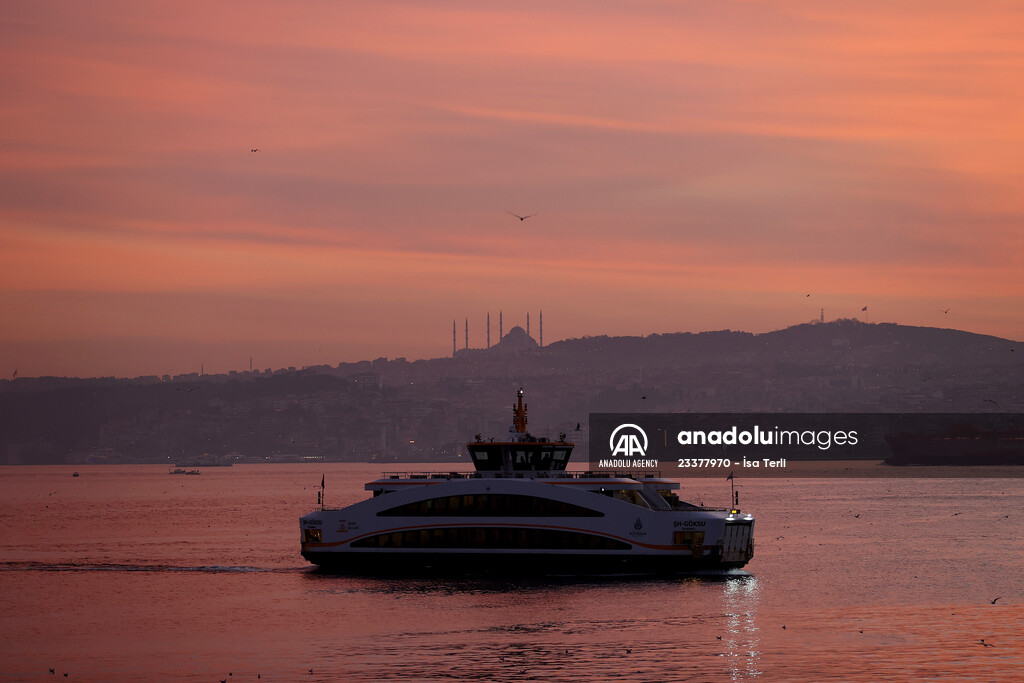 Sunrise in Istanbul