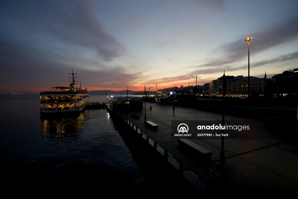 Sunrise in Istanbul