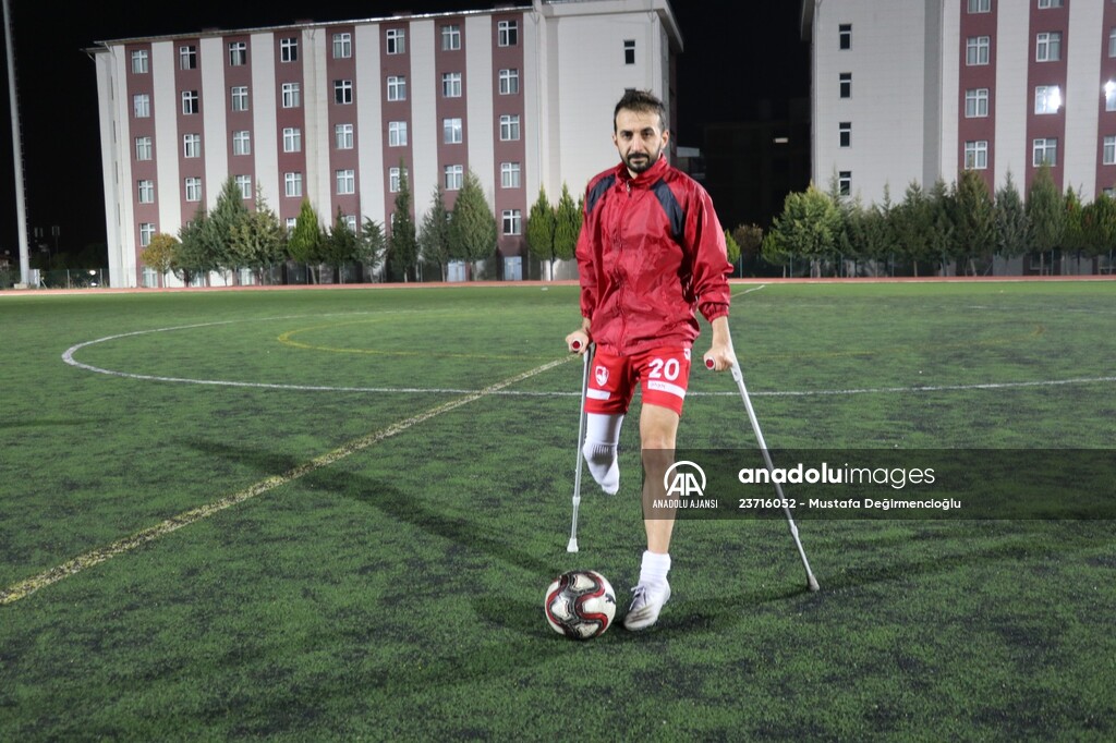 Emin Tiryaki, Ampute Milli Futbol Takımı'nda kalıcı olmak istiyor: