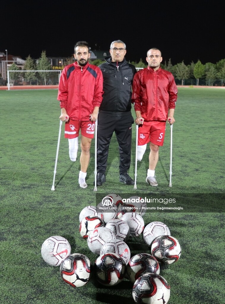 Emin Tiryaki, Ampute Milli Futbol Takımı'nda kalıcı olmak istiyor: