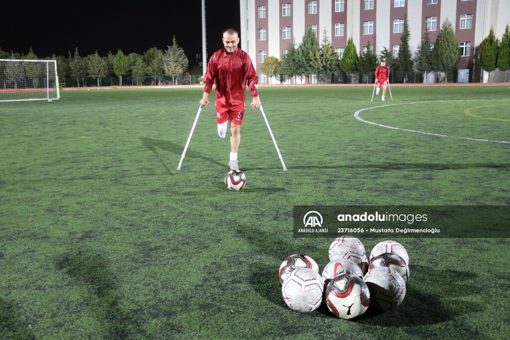 Emin Tiryaki, Ampute Milli Futbol Takımı'nda kalıcı olmak istiyor: