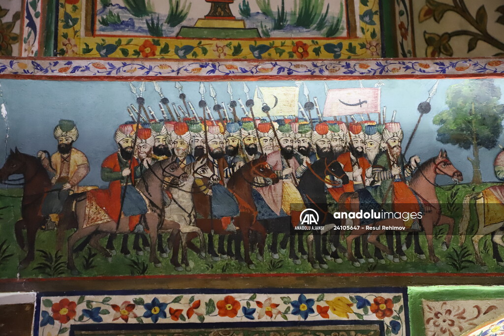 Azerbaycan'ın Dünya Kültür Mirası Listesi'ndeki Şeki Han Sarayı turist akınına uğruyor