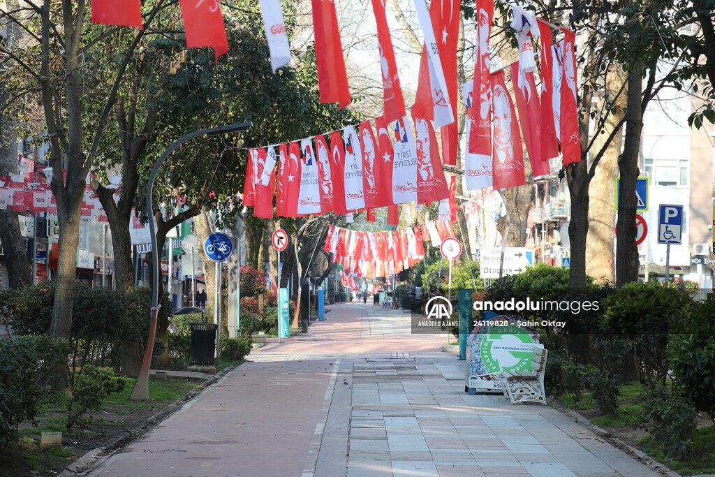 Kocaeli'de cadde ve sokaklarda sessizlik hakim