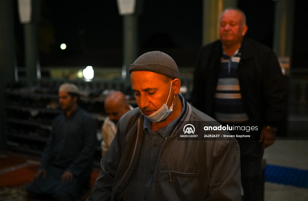 Tarawih prayer of Ramadan at the Auburn Gallipoli Mosque in Sydney