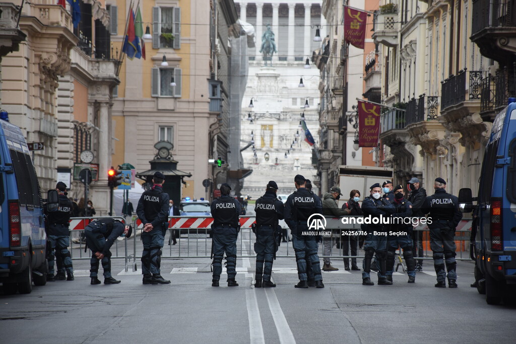 Draghi government protested in Italy over Covid-19 measures