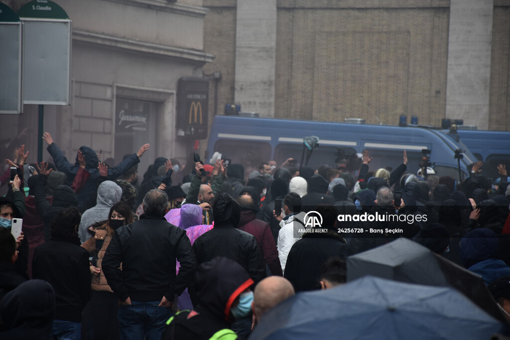 Draghi government protested in Italy over Covid-19 measures