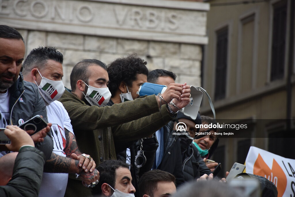 Draghi government protested in Italy over Covid-19 measures