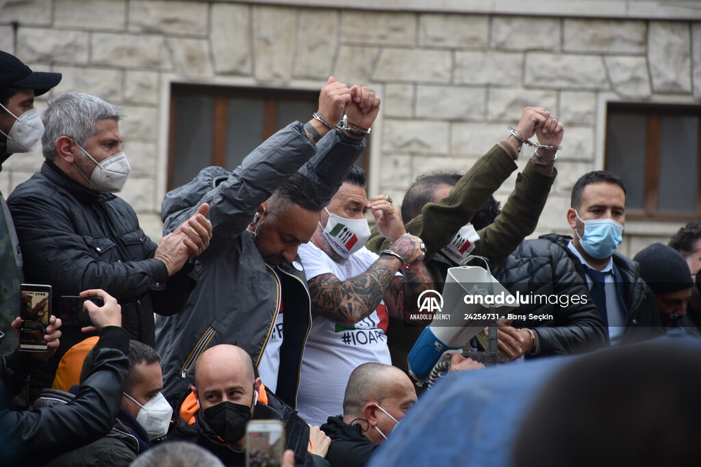 Draghi government protested in Italy over Covid-19 measures