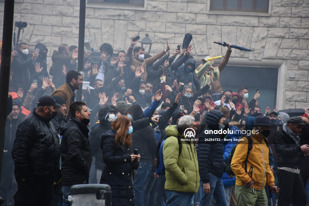 Draghi government protested in Italy over Covid-19 measures