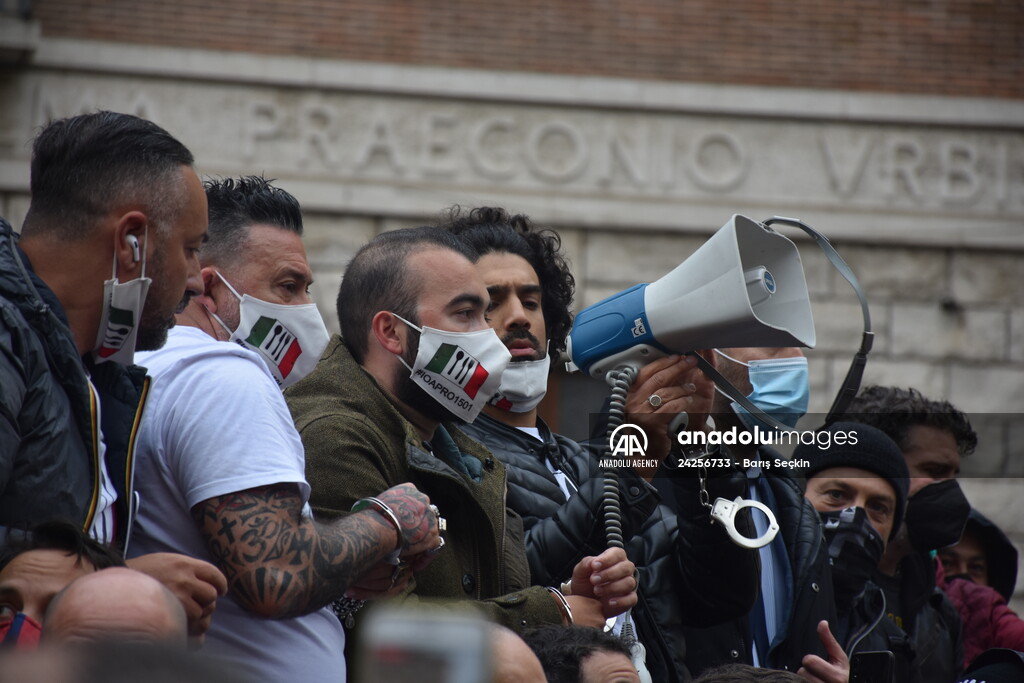 Draghi government protested in Italy over Covid-19 measures