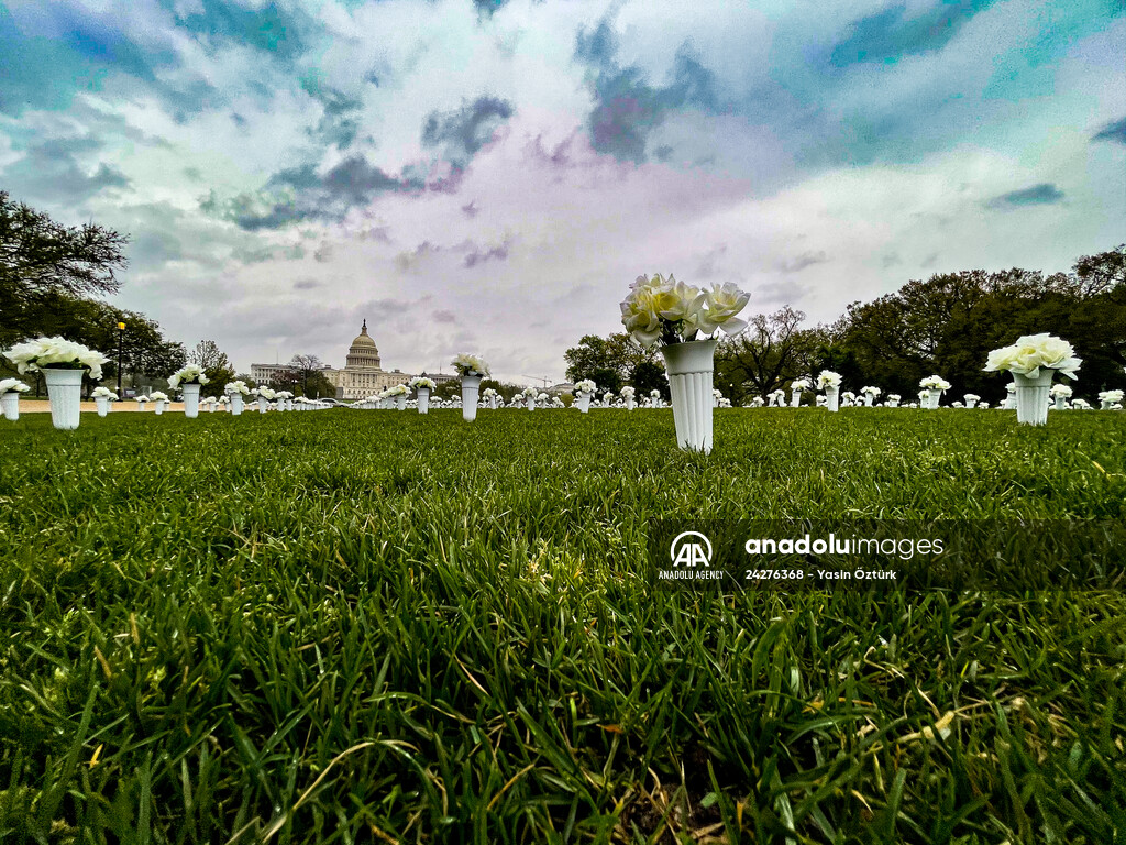 The Gun Violence Memorial On National Mall To Remember Victims Of Gun Violence