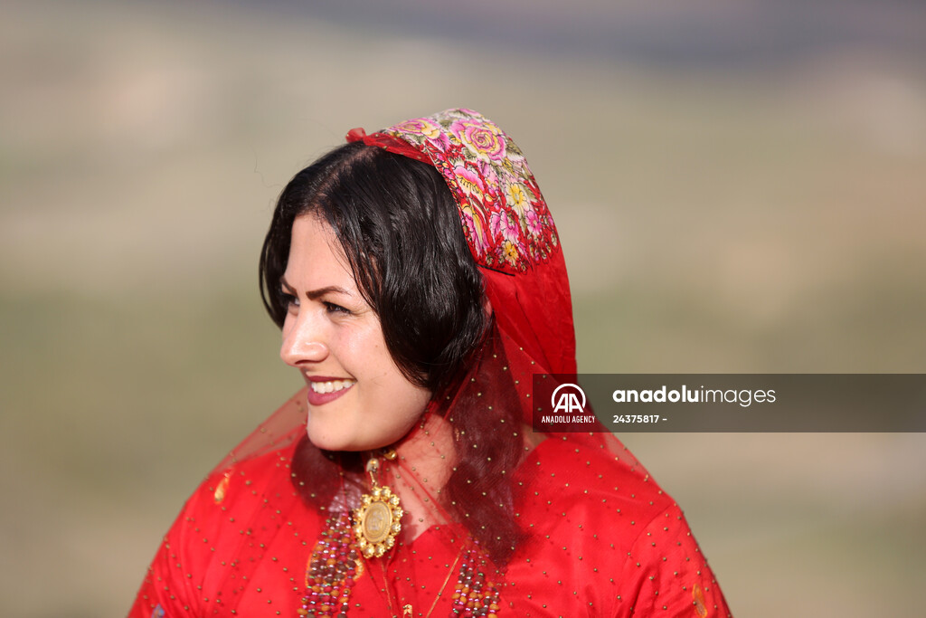 Traditional clothes of Qashqai women