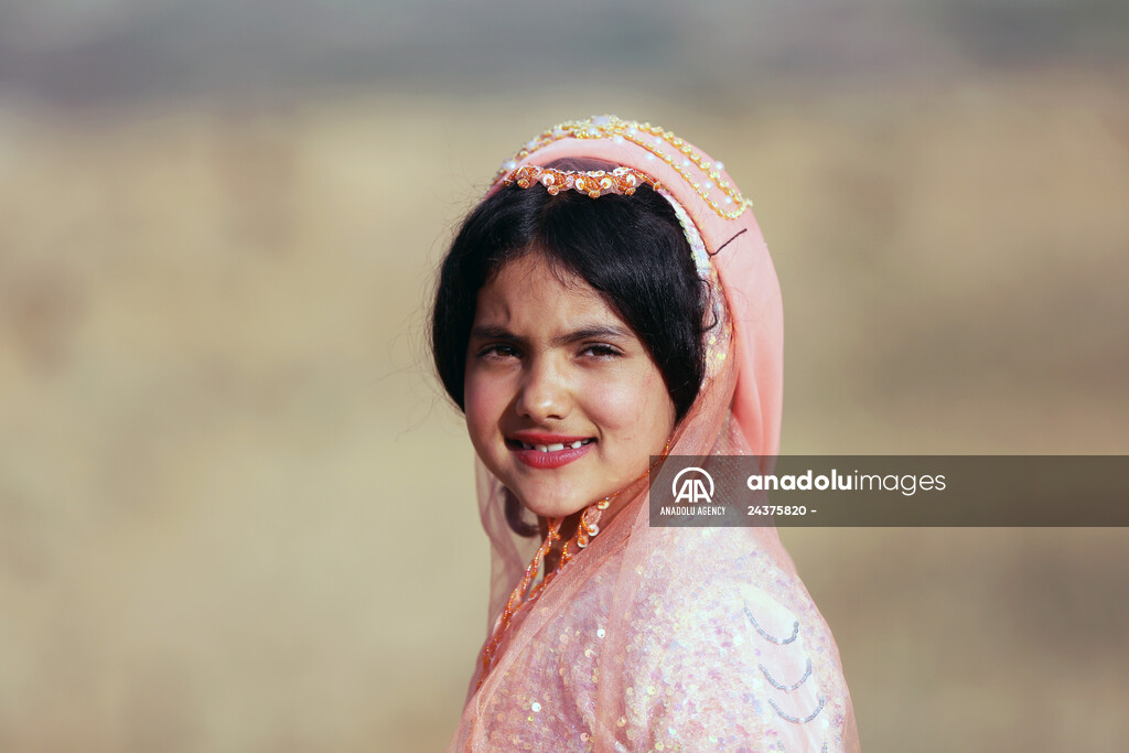 Traditional clothes of Qashqai women
