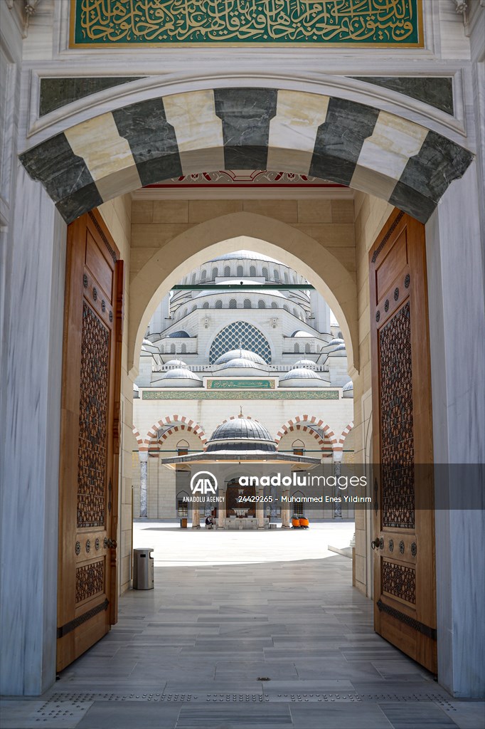 Grand Camlica Mosque in Istanbul