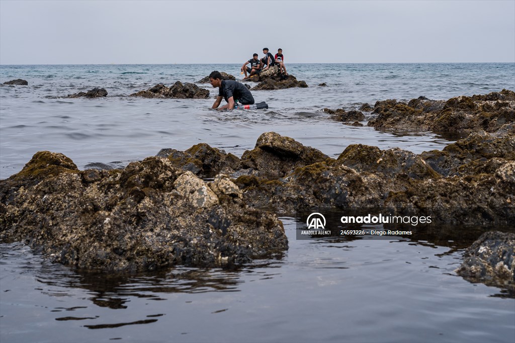 Migrant influx to Ceuta