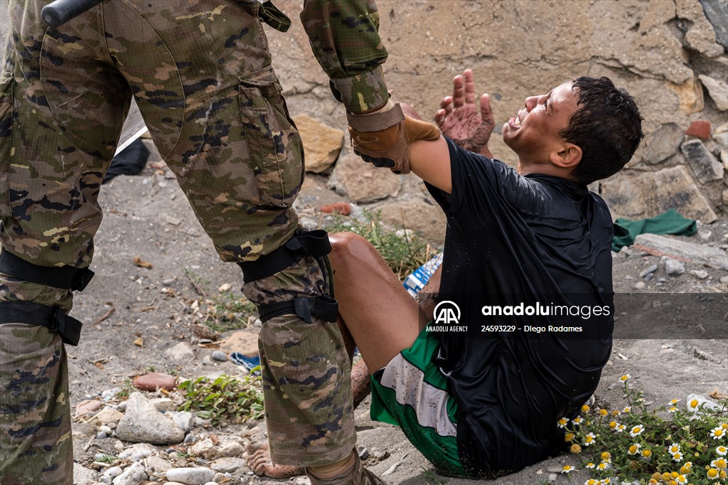 Migrant influx to Ceuta