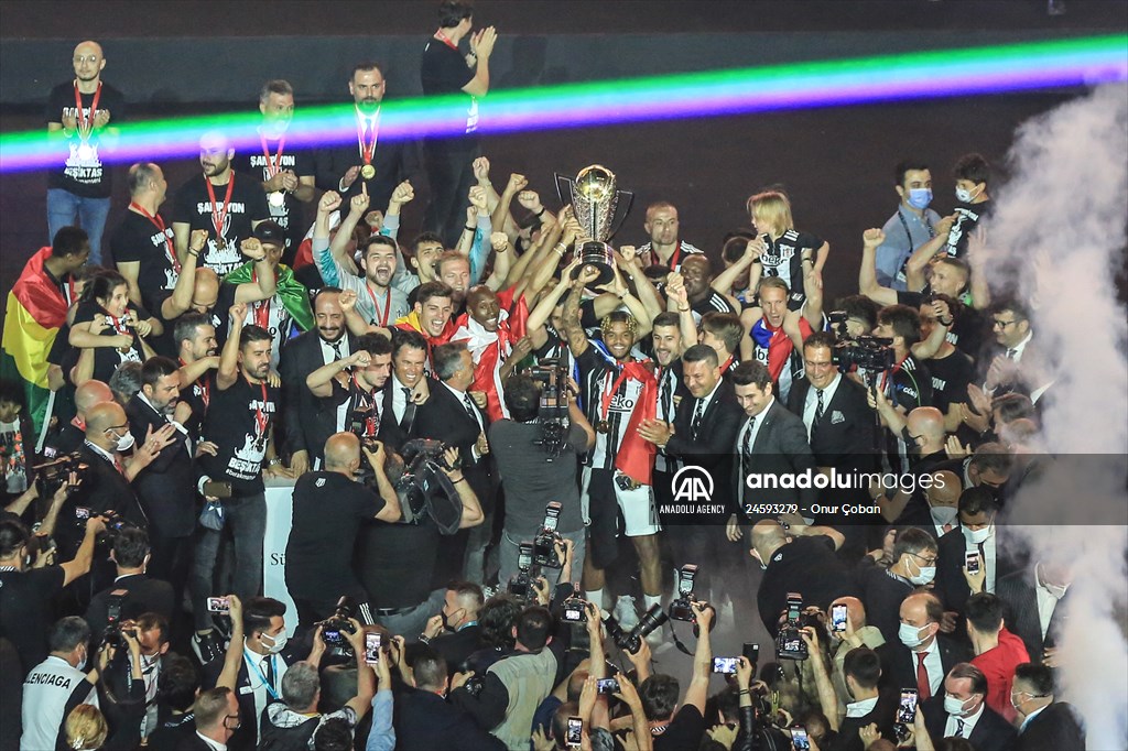 Besiktas celebrate the championship