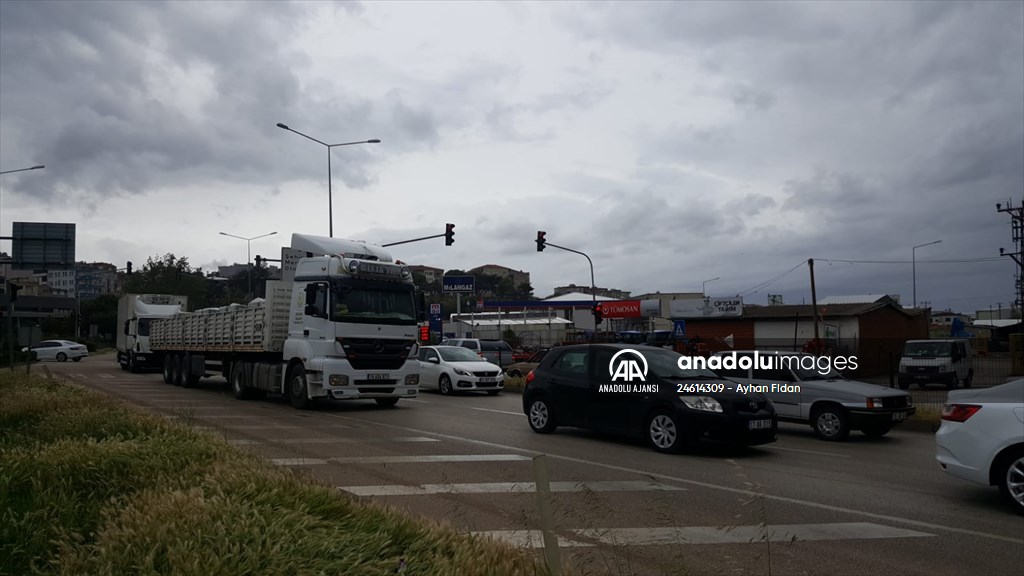 Bursa'da sağanak etkili oluyor