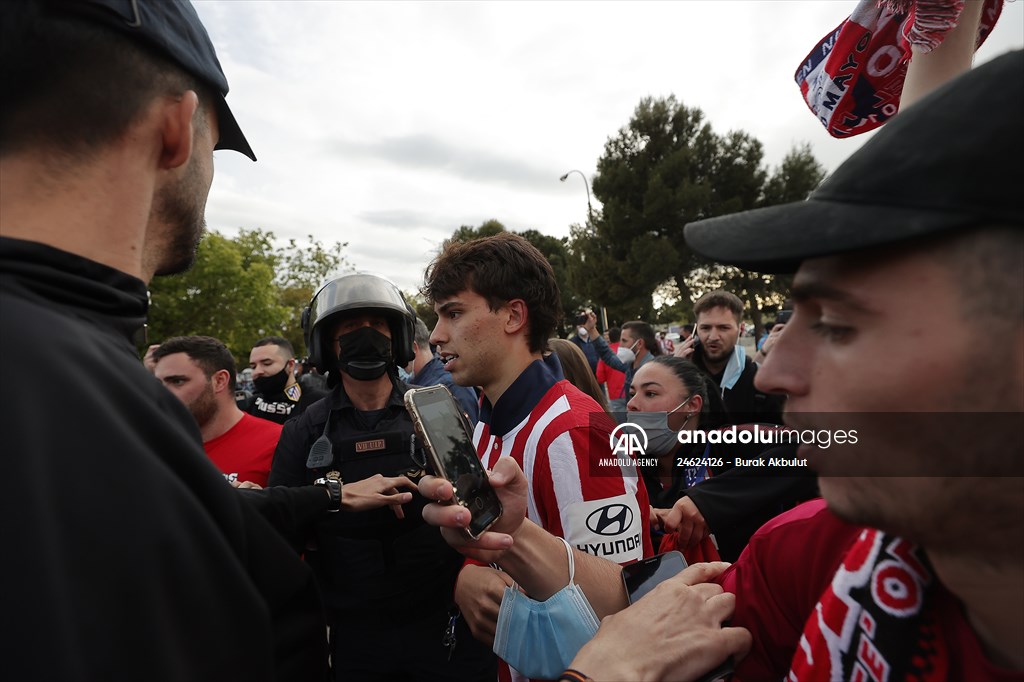 Atletico Madrid fans celebrate Spanish La Liga title