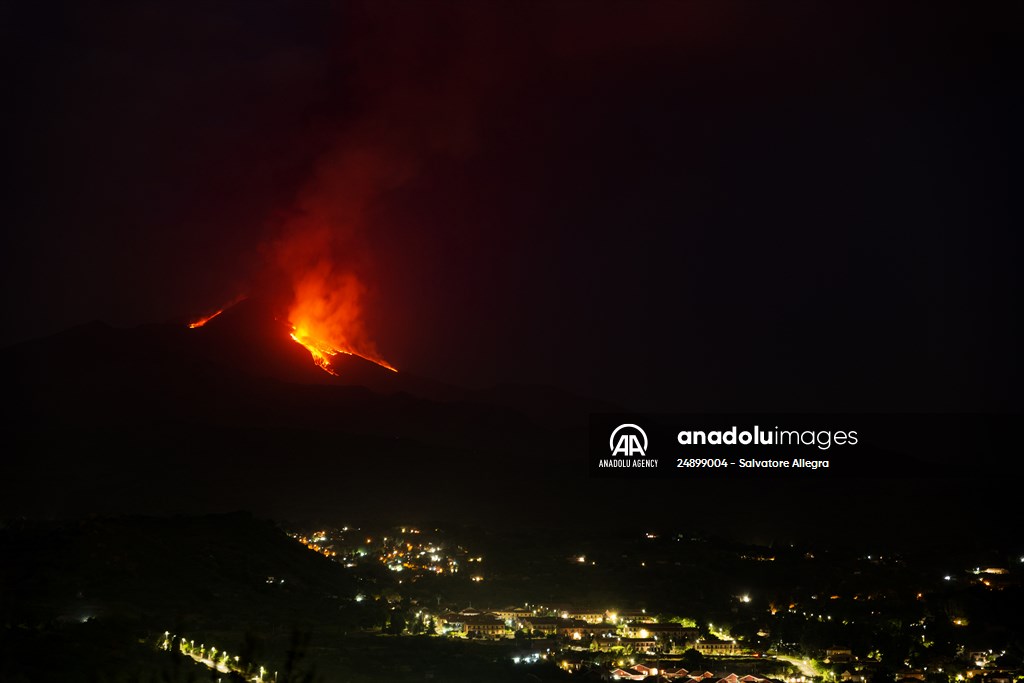 Eruption at Mount Etna | Anadolu Images