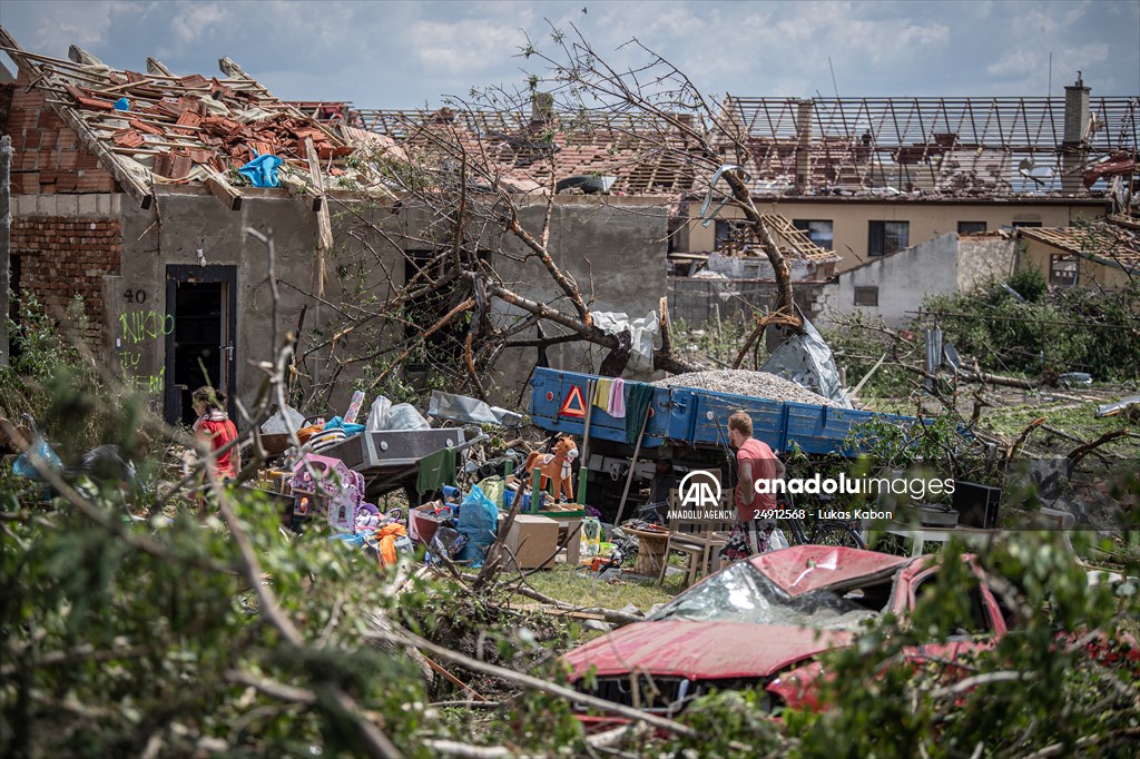 Tornado hits South Moravia region in Czechia
