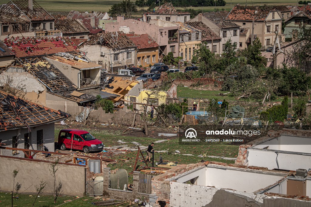 Tornado hits South Moravia region in Czechia