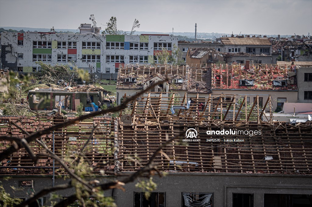 Tornado hits South Moravia region in Czechia