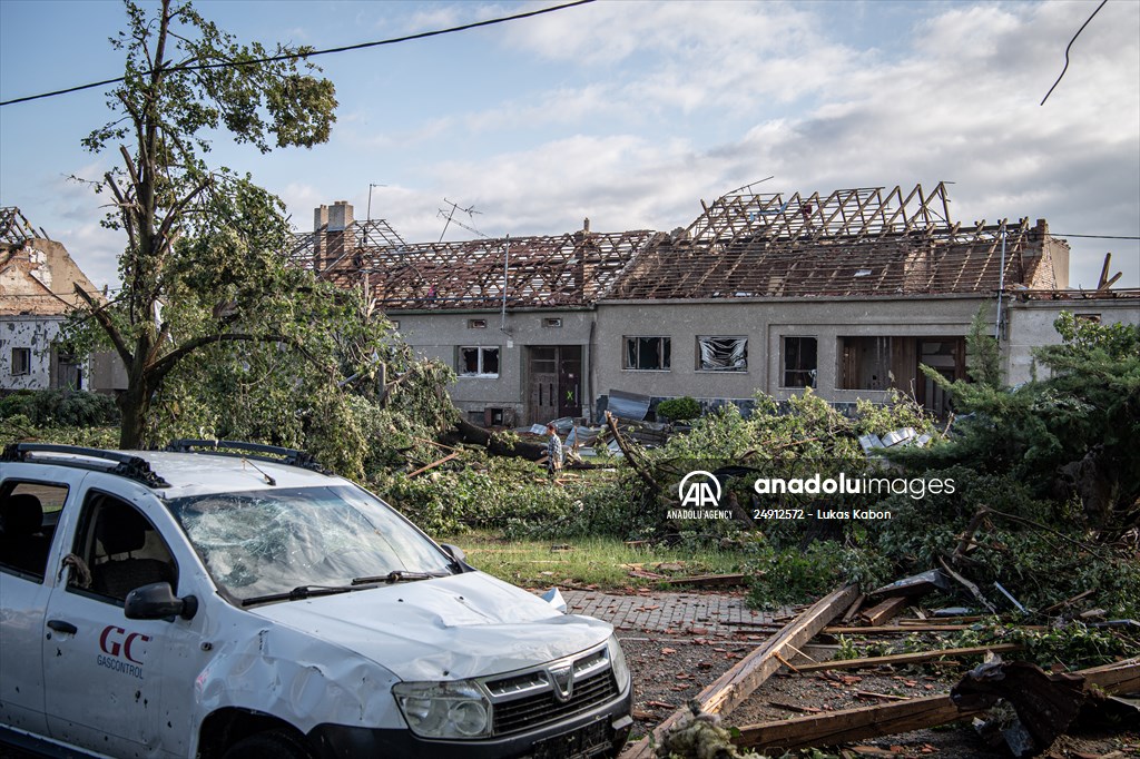 Tornado hits South Moravia region in Czechia