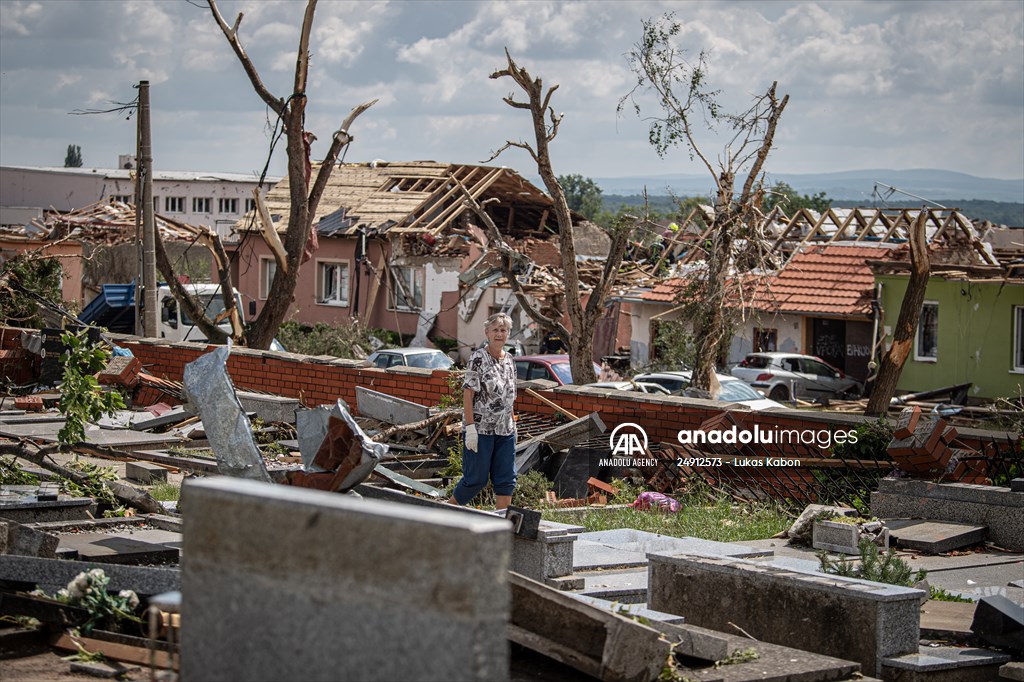 Tornado hits South Moravia region in Czechia