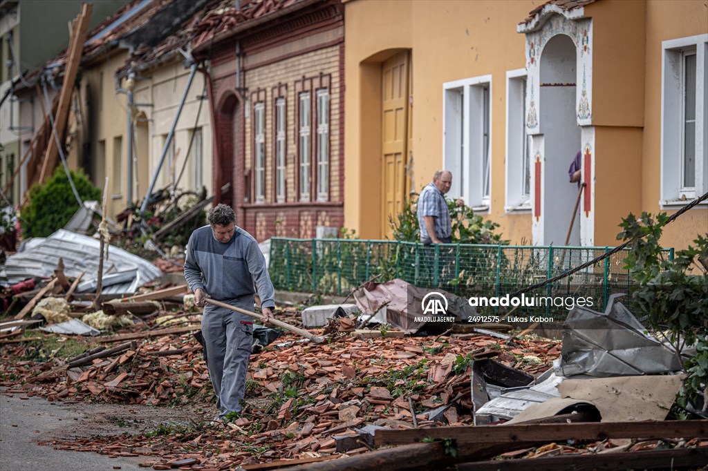 Tornado hits South Moravia region in Czechia