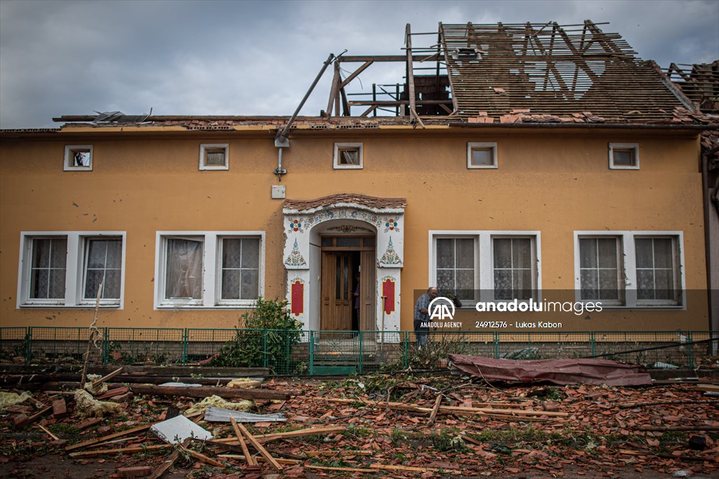 Tornado hits South Moravia region in Czechia