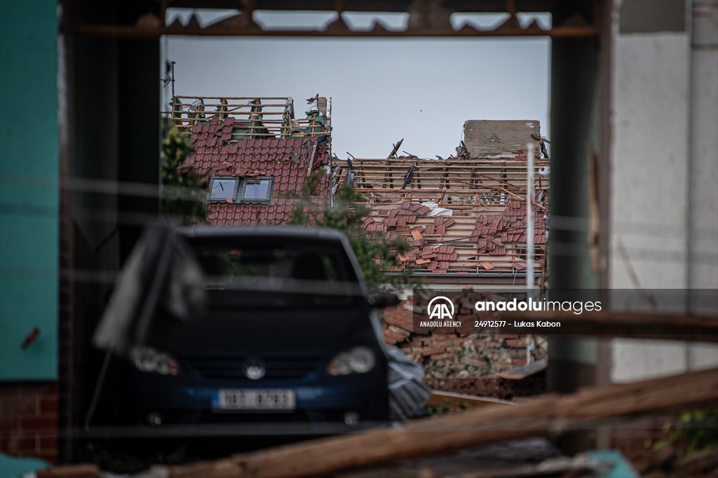 Tornado hits South Moravia region in Czechia