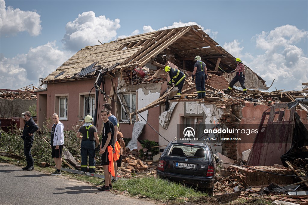 Tornado hits South Moravia region in Czechia