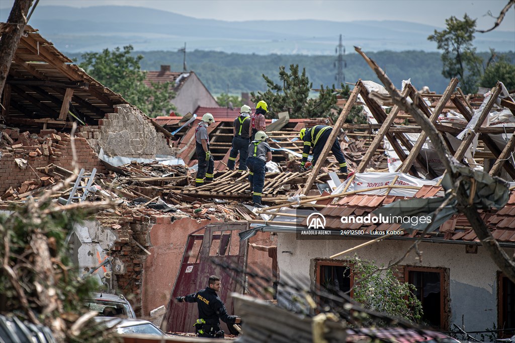 Tornado hits South Moravia region in Czechia