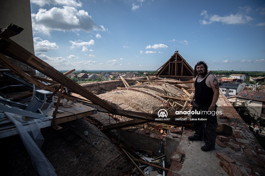 Tornado hits South Moravia region in Czechia