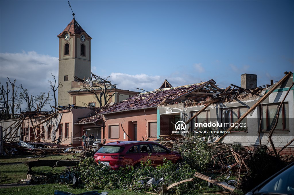 Tornado hits South Moravia region in Czechia