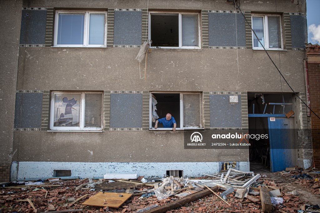 Tornado hits South Moravia region in Czechia