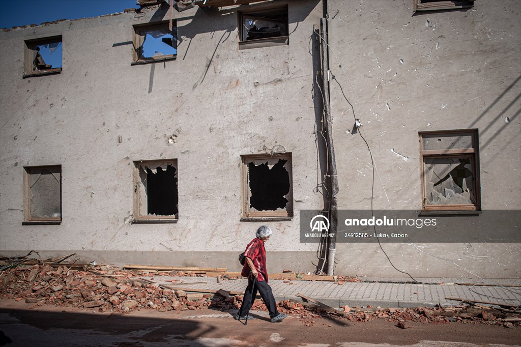 Tornado hits South Moravia region in Czechia