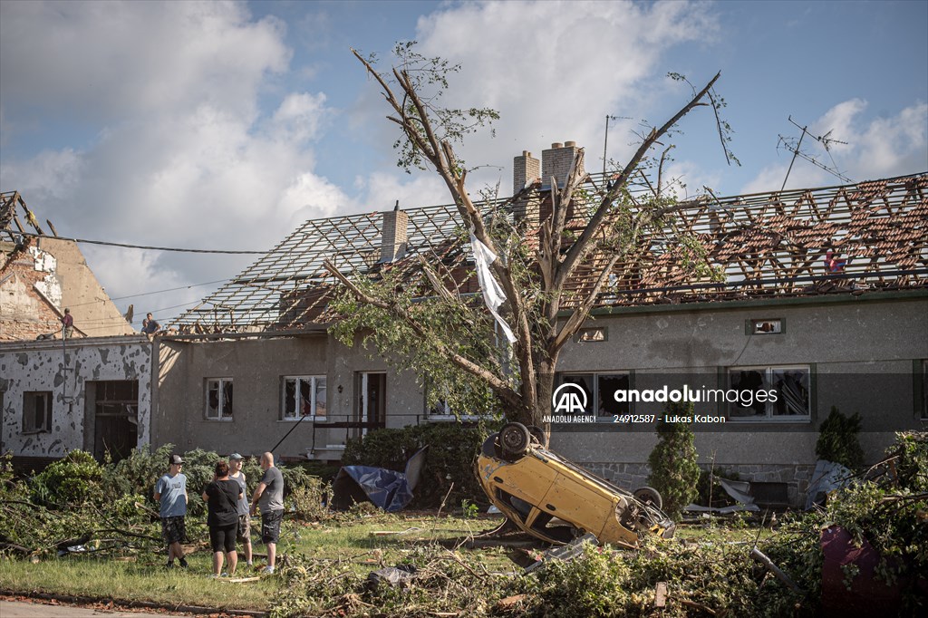 Tornado hits South Moravia region in Czechia