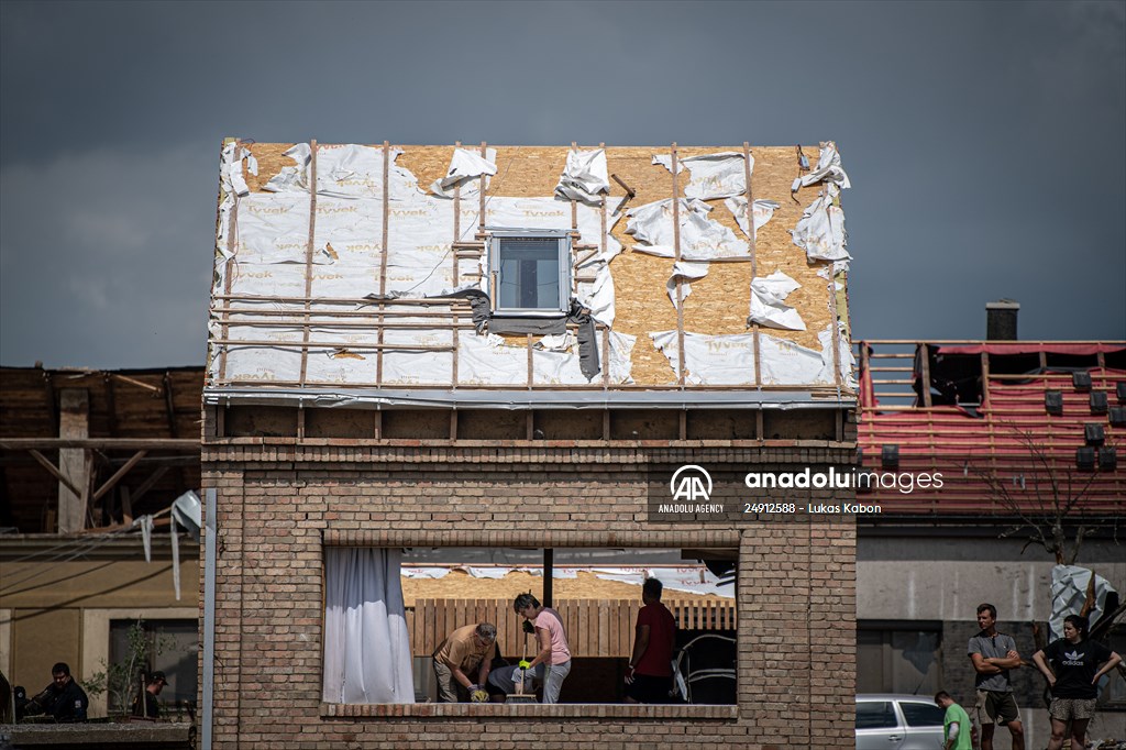 Tornado hits South Moravia region in Czechia