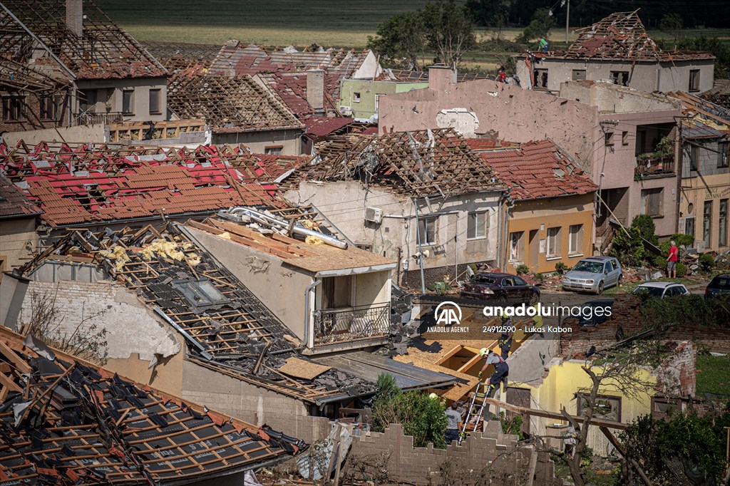 Tornado hits South Moravia region in Czechia