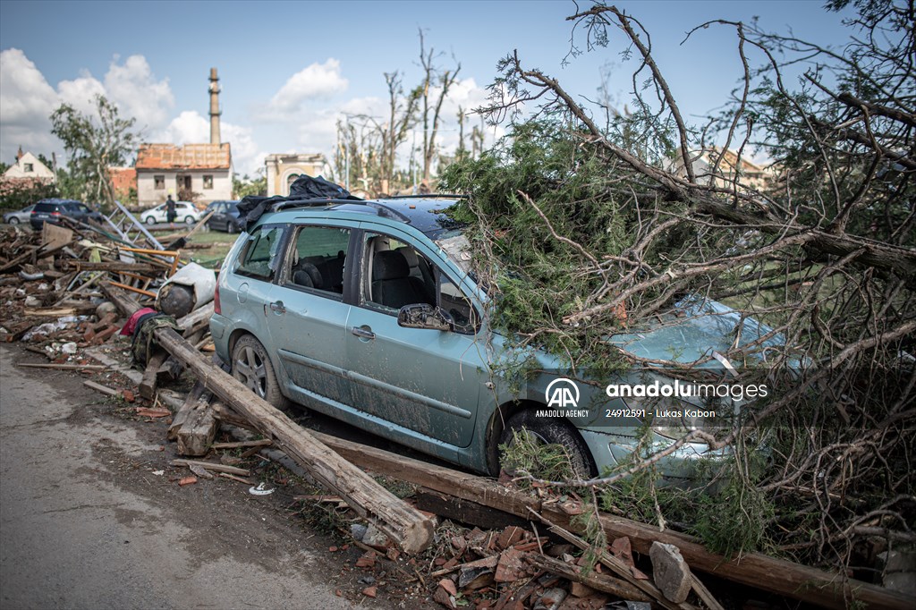 Tornado hits South Moravia region in Czechia