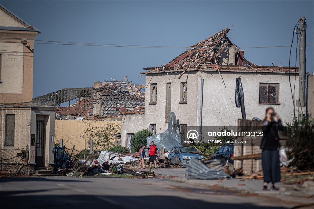 Tornado hits South Moravia region in Czechia