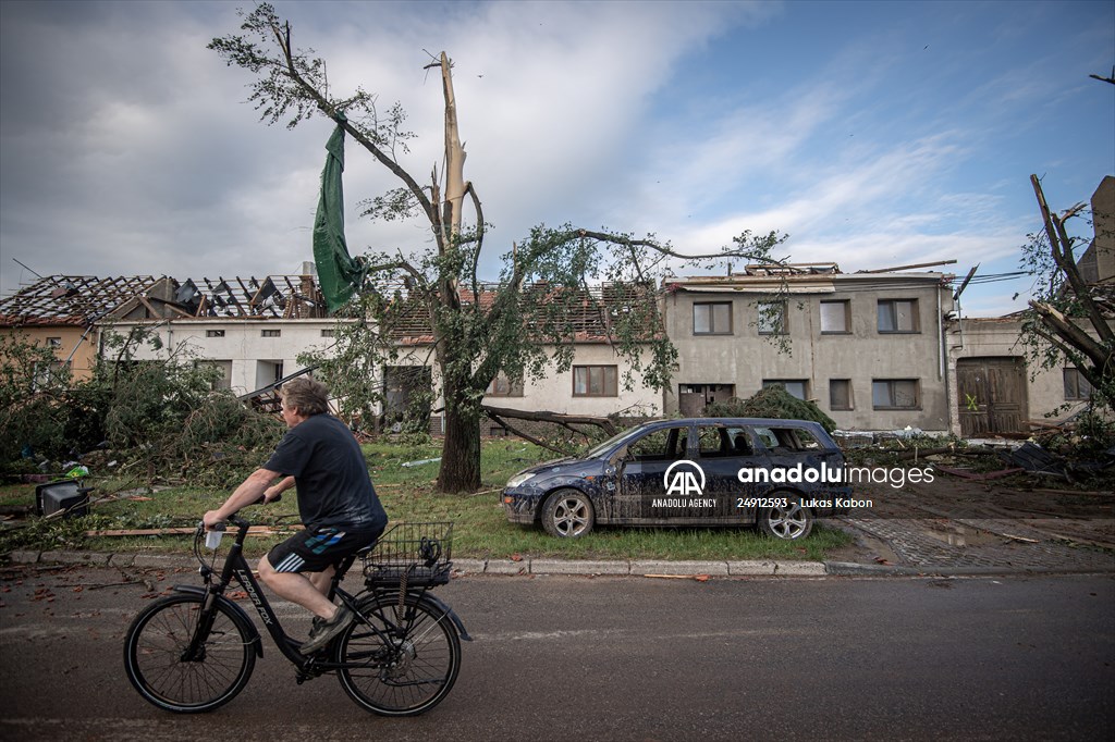 Tornado hits South Moravia region in Czechia