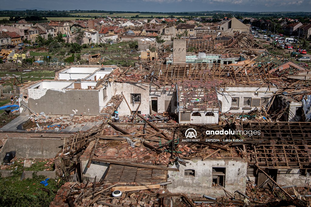 Tornado hits South Moravia region in Czechia