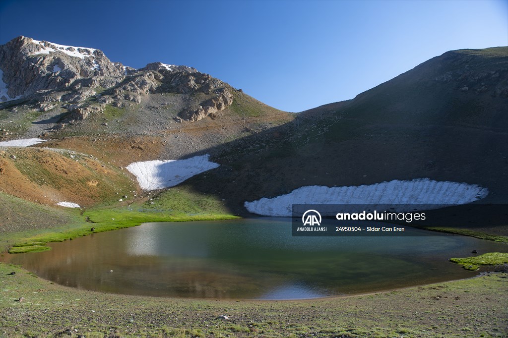Tunceli'deki 3 bin 500 rakımlı "Elmalı Yaylası" doğal güzellikleriyle göz kamaştırıyor