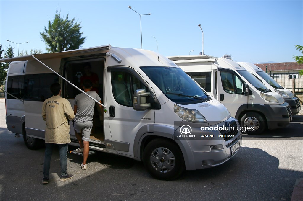 Meslek liseliler bu kez karavan için kolları sıvadı