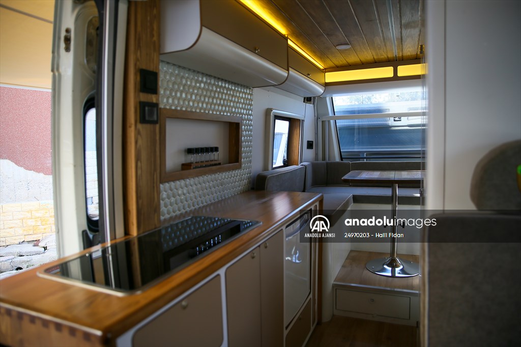 Meslek liseliler bu kez karavan için kolları sıvadı