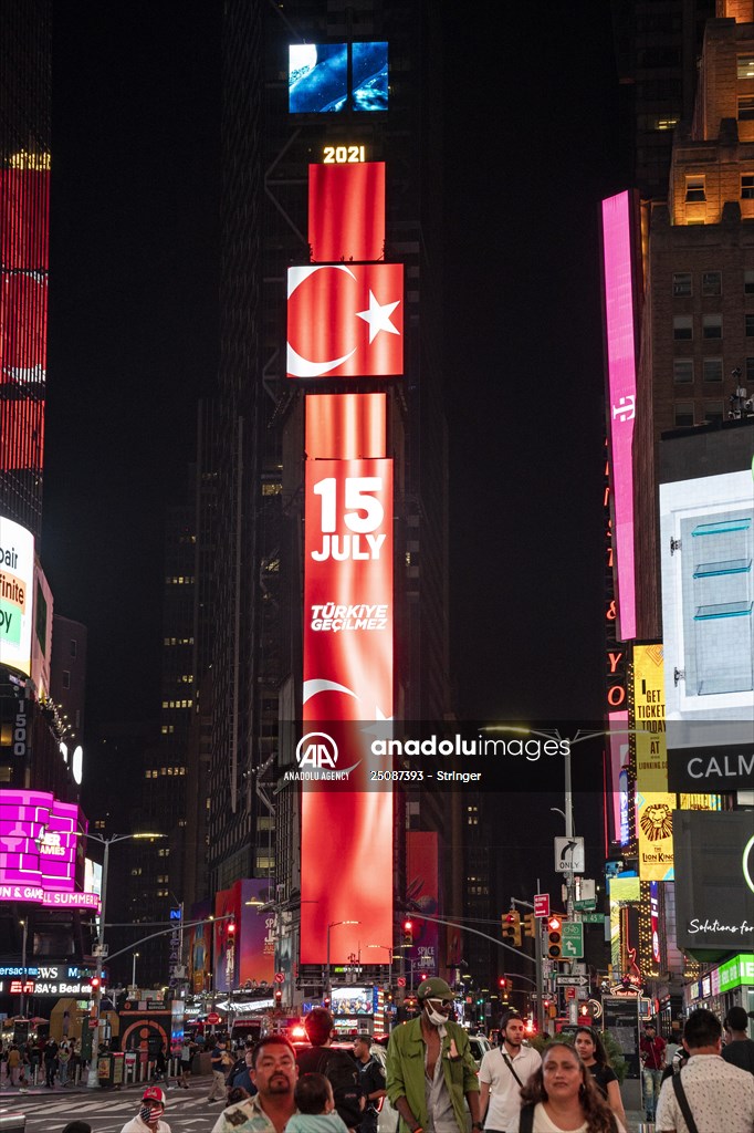 July 15 Democracy and National Unity Day in New York